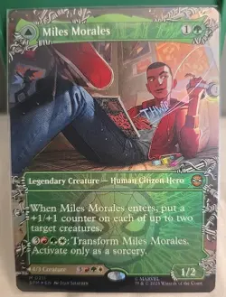 Miles Morales (0211) (Borderless) Marvel's Spider-Man Foil - Image 1
