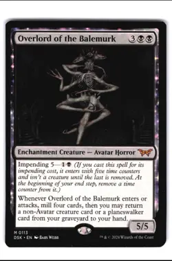 Overlord of the Balemurk M Duskmourn: House of Horror 113 NM MTG Magic - Image 1