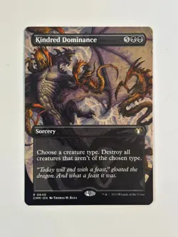 Kindred Dominance (Borderless) Commander Masters Magic the Gathering MTG - Image 1