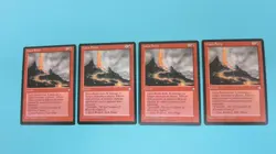 4x LAVA BURST SORCERY PLAYSET ICE AGE MTG MAGIC GATHERING NM / UNPLAYED - Image 1