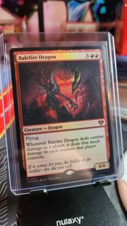 Balefire Dragon - Foil NM-Mint English Commander Masters MTG Magic 0207 - Image 1