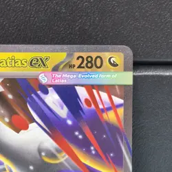 Mega Latias ex MEP EN 011 NM Black Star Promo Pokemon Evolution Holo Card Game - Image 3