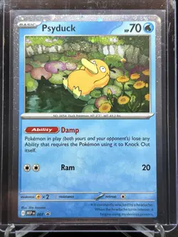 Pokemon Mega Evolution - Psyduck #007 - Black Star Promo Holo - Image 1