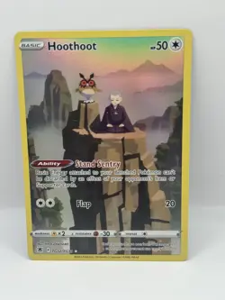 2022 Pokemon TCG SWSH Astral Radiance Trainer Gallery TG12/TG30 Hoothoot - Image 1