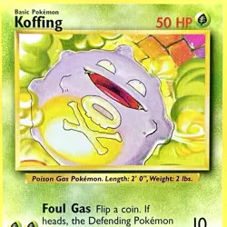 Koffing - Pokemon TCG - Base Set - 51/102 - COMMON ~ NM - Image 1