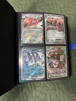 Pokemon TCG Binder full of Exs and Vs all NM condition - Image 1