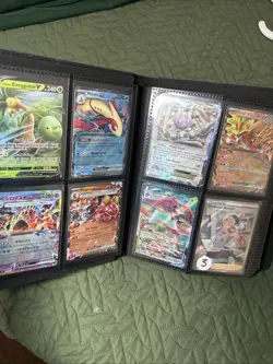Pokemon TCG Binder full of Exs and Vs all NM condition - Image 2