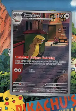 Pokemon TCG Gumshoos 153/132 Me01: Mega Evolution Illustration Rare NM/M - Image 1