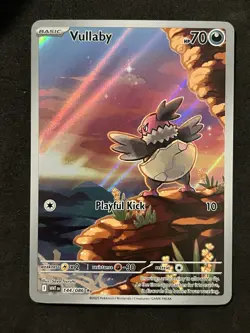 Vullaby Illustration Rare 144/086 Pokemon White Flare English IR - Image 1