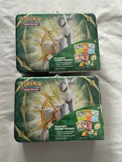 Arceus Collectors Chest Lunchbox Tin Spring 2022 Edition, Sealed LOT OF 2 - Image 1