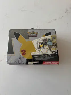 Pokemon Celebrations 25th Anniversary Collectors Chest Lunch Box Tin Sealed - Image 1