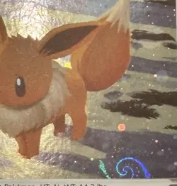 HD SWIRL ✨🌀Eevee - Pokemon TCG 2022 Black Star Promo SWSH190 Cosmos Holo - Image 1