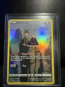 Hoothoot TG12/TG30 Swsh10 Astral Radiance Trainer Gallery Holo Pokemon TC - Image 1