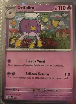 Pokemon TCG Drifblim #006 Mega Evolutions Black Star Promo - Image 1