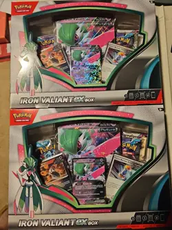 Iron Valiant ex Pokemon Scarlet & Violet TCG Boxes Lot of 2 | Brand New Sealed - Image 1