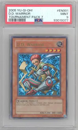 PSA 9 - Yu-Gi-Oh Card - TP7-EN001 - D.D. WARRIOR (ultra rare holo) - MINT - Image 1