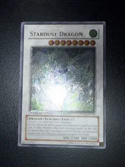 Yu-Gi-Oh Stardust Dragon Ultimate Rare 1st Edition Lightly Played TDGS-EN040 - Image 2