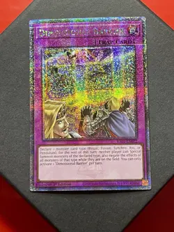 Dimensional Barrier | RA01-EN072 | Quarter Century Secret Rare | Yu-Gi-Oh! - Image 1