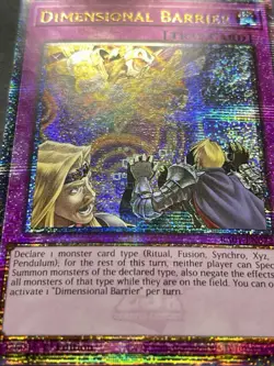 Dimensional Barrier | RA01-EN072 | Quarter Century Secret Rare | Yu-Gi-Oh! - Image 2