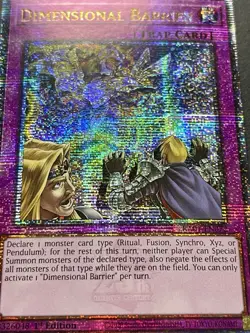 Dimensional Barrier | RA01-EN072 | Quarter Century Secret Rare | Yu-Gi-Oh! - Image 3