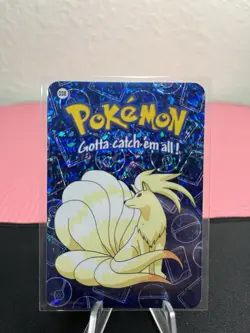 Ninetales #38 - Vintage Vending Machine Prism Sticker 2000 - Pokemon Card - Image 2
