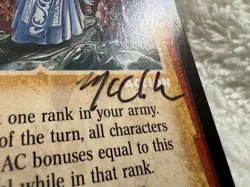 🌟 Popular Card: Mass Blessing - Warlord CCG - Artist Signed - Malcolm McClinton - Image 5