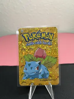 Ivysaur #2 - Vintage Vending Machine Prism Sticker 2000 - Pokemon Card - Image 1