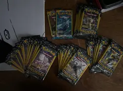 Pokemon Sun & Moon Lost Thunder 3 card Sealed Booster Pack - Image 1