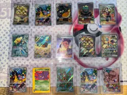 Pokemon Card Lot (15) IR, SIR - Destined Rivals Mega Evolution Journey Together - Image 1