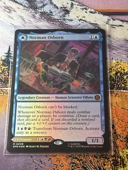 Norman Osborn // Green Goblin - Foil Marvel's Spider-Man MTG - Image 3