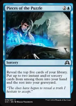 Pieces of the Puzzle - Light Play MTG Shadows Over Innistrad - Image 1