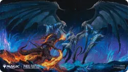 Ultra PRO Final Fantasy Bahamut Ifrit Holofoil Play Mat Standard Playmat MTG-NEW - Image 1
