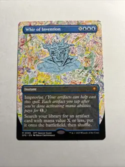 Whir of Invention (Borderless) - Special Guests MTG Plus Bonus Rare!!! - Image 1