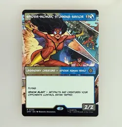 MTG: Spider-Woman, Stunning Savior (Borderless) Marvel's Spider-Man Regular NM - Image 1