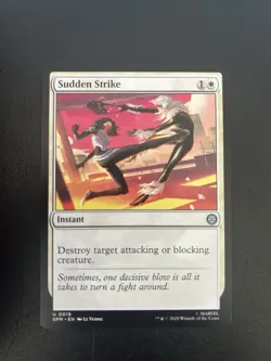 Sudden Strike - MTG: Marvel's Spider-Man Regular Uncommon 19 - Image 1