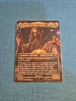MTG LOTR Saruman of Many Colors EXTENDED ART #412 Lord Rings Magic Gathering - Image 1
