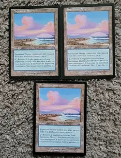 3x X3 1999 Mercadian Masques Saprazzan Skerry #328 NM-LP Mtg Magic MM - Image 1