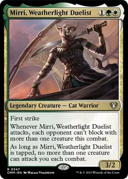 Mirri, Weatherlight Duelist - Commander Masters - 0347 - MTG - NM - Rare - Image 1