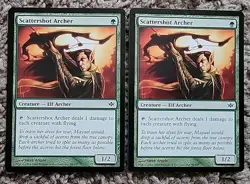2x X2 MTG Magic Scattershot Archer Conflux Regular Common NM-LP - Image 1