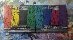 Pokemon 2021 Sword And Shield Evolving Skies POKEMON CENTER EXCLUSIVE ETB Set  - Image 1