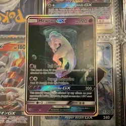Pokemon 2017 Shining Legends Mewtwo GX 78/73 Full Art Secret Rare - Image 1