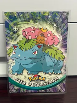 Venusaur #03, Pokemon TCG Red Logo Topps TV Animation Edition, Reg, Light Play - Image 1