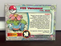 Venusaur #03, Pokemon TCG Red Logo Topps TV Animation Edition, Reg, Light Play - Image 2