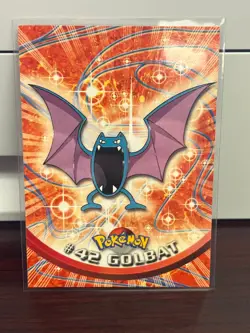1999 Topps Pokemon TV Animation Series 1 Golbat Green Logo #42 - Image 1