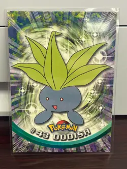 1999 Topps Pokemon TV Animation Series 1 Oddish Green Logo #43 - Image 1