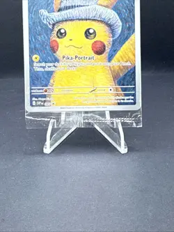 Pokemon Van Gogh Pikachu with Grey Felt Hat SVP Promo 085 SEALED - Image 3