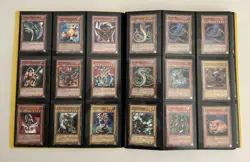 Yugioh Vintage 9 Foil/360 Card Binder Lot Dark Magician Blue-Eyes Red-Eyes 2002 - Image 5