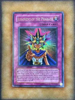 Yugioh Judgment of the Pharaoh JUMP-EN008 Ultra Rare Limited Edition NM - Image 1