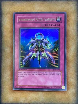 Yugioh Interdimensional Matter Transporter DCR-052 Ultra Rare 1st Ed LP - Image 1