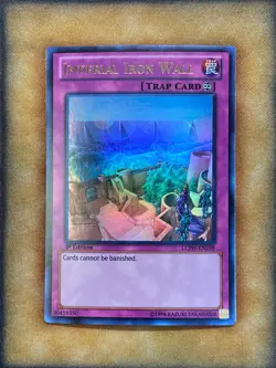 Yugioh Imperial Iron Wall LCJW-EN298 Ultra Rare 1st Ed NM - Image 1